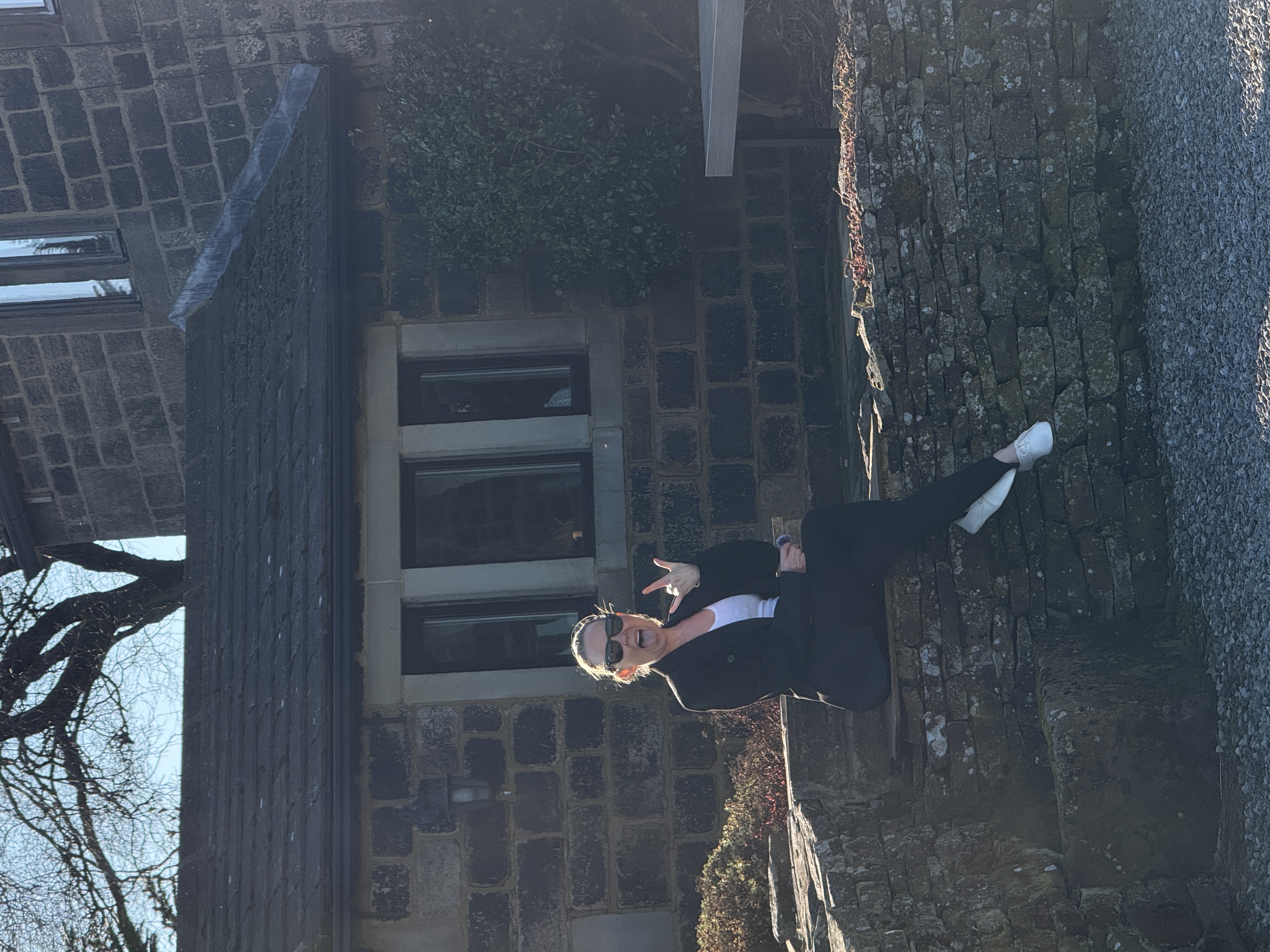 Nicki at the Yorkshire retreat location